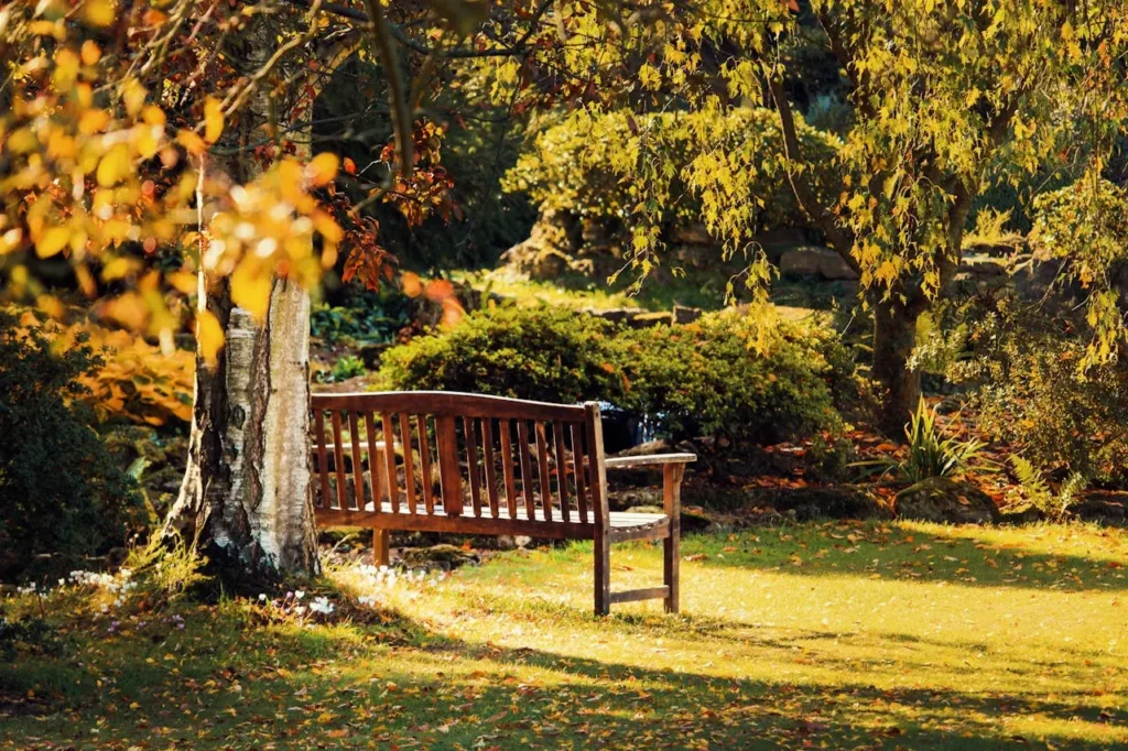 giardino autunnale da favola